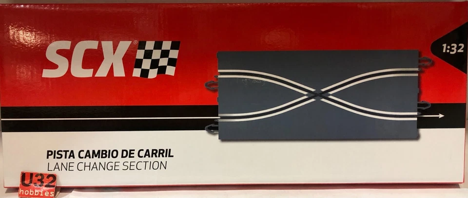 SCALEXTRIC 1/32 Pista U10475 CAMBIO DE CARRIL (2Unid.)