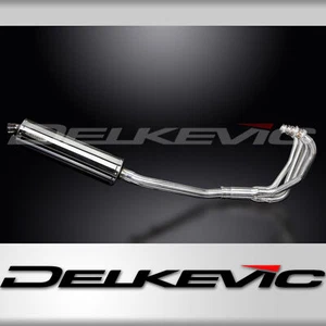 Suzuki GSX750F Katana 1998-2006 Full Exhaust 4-1 18" Oval Stainless Muffler - Bild 1 von 5