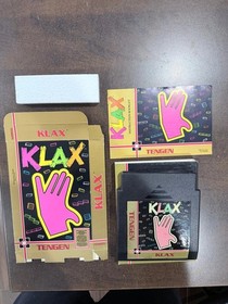 Klax Nintendo NES Complete CIB with Tengen Inside Box Included!