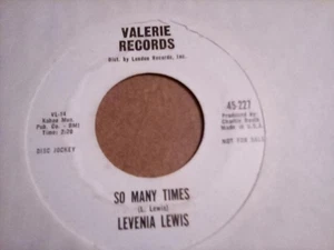 SOUL SCREAMER promo 45/LAVENIA LEWIS on VALERIE Nobody's gonna take my man - Foto 1 di 1