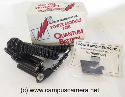 Bateria Quantum 1, 1+ Cabo de Alimentação Módulo de Alimentação BC Canon Speedlite 299T Flash - Imagem 1 de 2