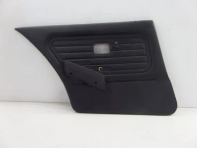 Panel de tarjeta de puerta trasera izquierda BMW 318i sedán negro E30 84-92 OEM 325 ventana eléctrica Foto 1 de 4