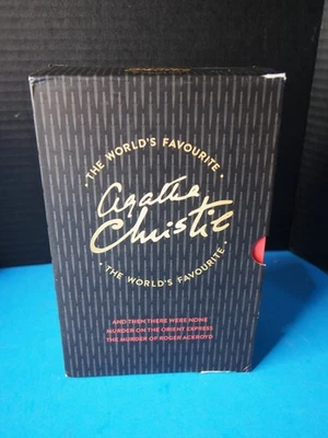 Agatha Christie 3 Book Box Set NEW Sealed Murder Mystery N Then There Were None Foto 1 de 4