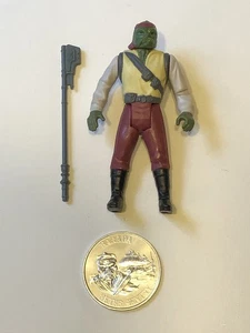 Modellino vintage Star Wars Last 17 POTF BARADA 1985 COMPLETO MONETA ORIGINALE - Foto 1 di 16