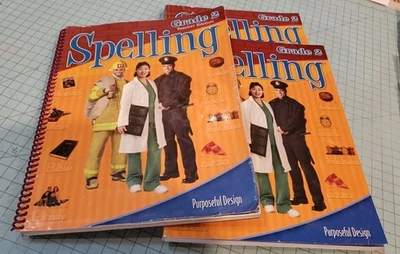 ACSI Purposeful Design Spelling 2 Teacher Edition & (2) Student Workbook Set - Imagen 1 de 4