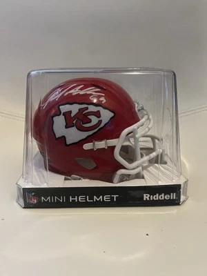 Minicasco de velocidad firmado por Jared Allen Kansas City Chiefs - Beckett con Holo *Blanco Foto 1 de 3
