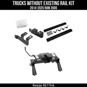 Reese 16K Dual Jaw 5th Wheel Trailer Hitch for 14-25 Ram 3500 - Picture 1 of 15
