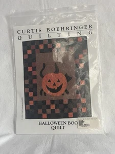 NIP 1998 Curtis Boehringer Halloween Boo Quilt Pattern Pumpkin Black Cat - Picture 1 of 2