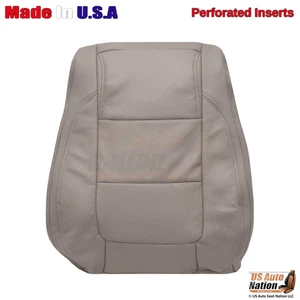 2011-2015 Ford Explorer Leatherette Perf Driver Top Replacement Seat Cover Gray - Picture 1 of 5