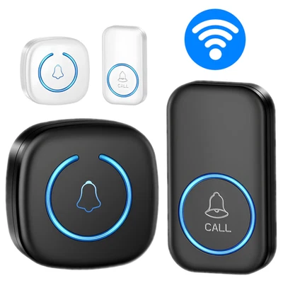 CAMPANELLO WIRELESS SENZA FILI DIGITALE SMART IMPERMEABILE ESTERNO CASA UFFICIO - Immagine 1 di 4
