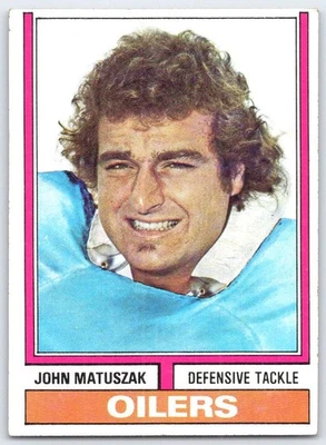 John Matuszak Oilers 1973 Topps Football Card #148 Defensive Tackle - Image 1 of 2