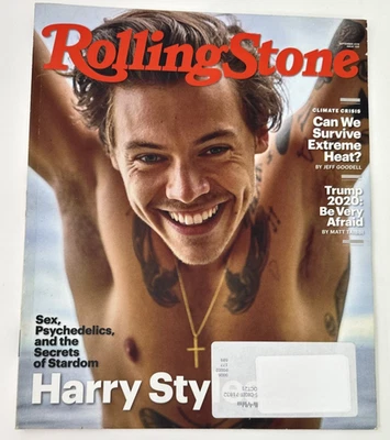 Harry Styles Rolling Stone Magazine September 2019 Issue #1331 One Direction - Image 1 of 4