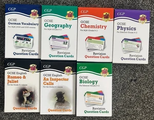 CGP - GCSE Revision Question Cards 7 Box Bundle - Picture 1 of 1