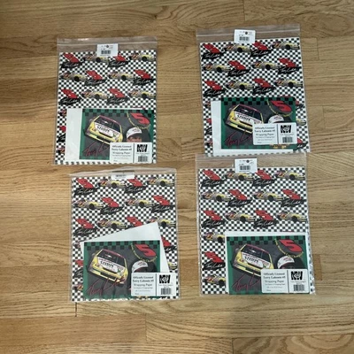 Lot Of 4 Terry Labonte #5 Kellogg's  Wrapping Paper with 1996 Winston Cup Card - Image 1 of 3