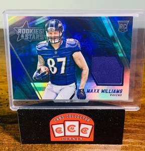 2015 Panini Rookies & Stars Rookie Jerseys Longevity Maxx Williams RC Ravens - Picture 1 of 2