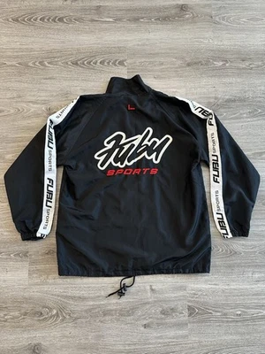 Chaqueta cortavientos vintage Y2K FUBU cremallera para hombre grande años 2000’s Foto 1 de 4