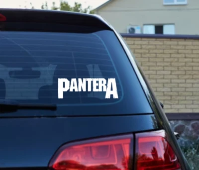 TORMENTOR Pantera Vinyl Logo Sticker Decal Heavy Metal Band Car Bumper White Zombie Rob