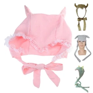 Novelty Horn Lace Hat for Party Rabbit Girl Costume Hat Masquerade Dress Up Hat - Picture 1 of 11