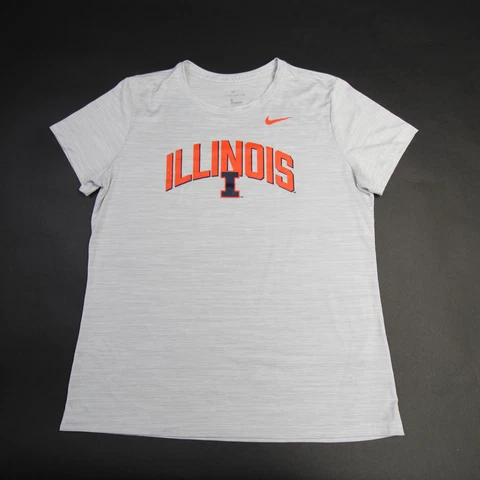 Illinois Fighting Illini Nike Dri-Fit Short Sleeve Shirt Women's Used Cover