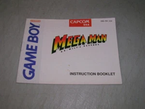 Mega Man (Nintendo Game Boy GB) Manual de instrucciones original - Imagen 1 de 2
