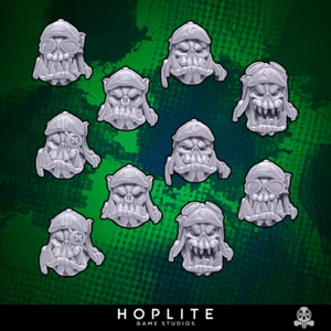 Orc Pilot Heads | Malicious Miniatures - Picture 1 of 2