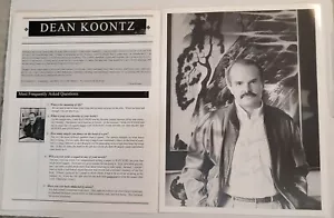 Dean Koontz Watchers Odd Thomas Horror Autor signiertes Foto 1995 + - Bild 1 von 10