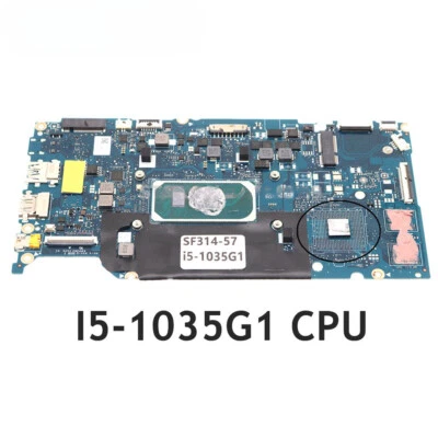 For ACER Swift 3 SF314-57 Laptop Motherboard I5-1035G1 CPU NBHHX11008 - Image 1 of 2