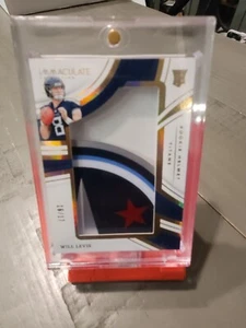 2023 Immaculate Will Levis Rookie Logos Helmet Relic 16/17 Tennessee Titans  - Picture 1 of 7