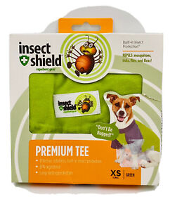 Insect Shield Insect Repellant Premium T-Shirt for Protecting Dogs Fleas Ticks