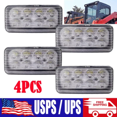 4x 40W LED工作灯前灯适用于久保田滑移转向器SVL75 SVL95 V0511-53510 — 第 1/4 张图片