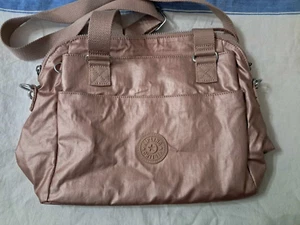 Kipling Felicity Rose Gold Metallic Handbag - Picture 1 of 10