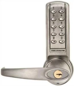 Codelock CL4210SS CL4210 Electronic Tubular Latchbolt, Stainless Steel - Picture 1 of 2