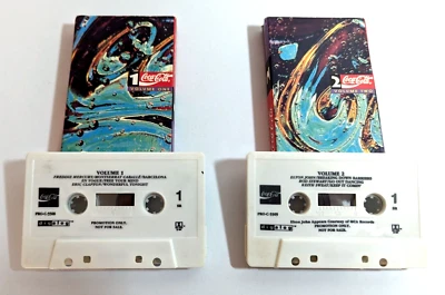 1992 Coca-Cola Pop Sampler Vol 1 & 2 Cassette Tapes Freddie Mercury Elton John - Image 1 of 4