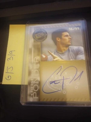 Christian Ponder Florida State Seminoles 2011 Press Pass Gold AUTOgraph Football - Image 1 of 2