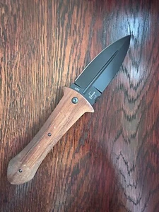 New In Box! Boker Plus Smatchet Dagger Folding Knife Rosewood 4” Black - Picture 1 of 7