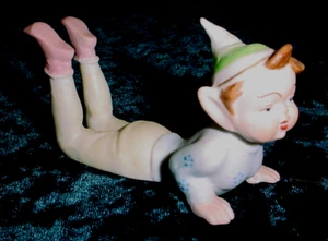 Vintage Ucago Japan Porcelain Elf/Pixie Figurine-Excellent Condition - Picture 1 of 4