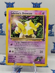 Sabrina's Drowzee 95/132 Pokemon Gym Challenge LP - Picture 1 of 2