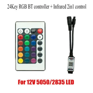 24key Mini IR remote BT App LED RGB Controller DC5-12V Smart Controller - Picture 1 of 10