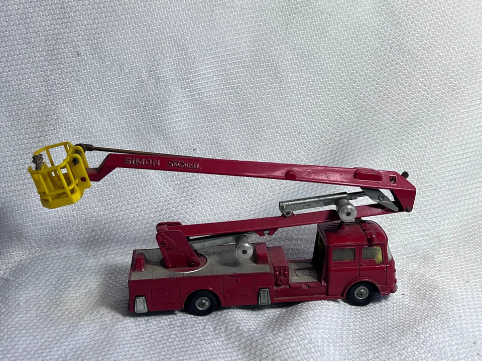 De colección Corgi Major Toys Camión Bedford Simon Snorkel Camión de Bomberos Juguete Gran Bretaña Foto 1 de 4
