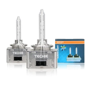 2 Pcs Xenon HID D1S Aluminum Color Temperature 6000K Replace Low/High Headlight - Foto 1 di 6