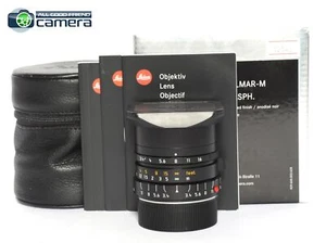 Leica Super-Elmar-M 21mm F/3.4 ASPH. Lens Black 11145 - Picture 1 of 7