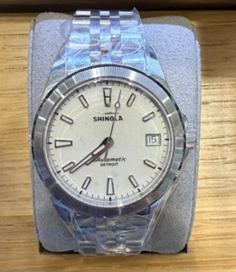 Shinola The Circadian Monster Automatic 36mm Cream Dial Watch S0120299740 - Picture 1 of 2