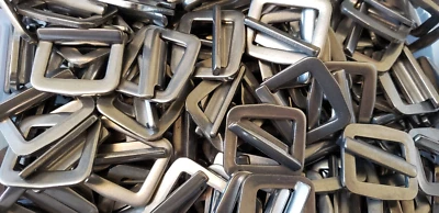 Hebillas de cincha de 1 pulgada, hebillas de cincha de acero inoxidable de una pulgada hágalo usted mismo Foto 1 de 4