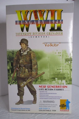Figura Granadero TotenKopf Alemán DRAGON WWll Hungría 1945 "Volker" # 70018 Foto 1 de 4