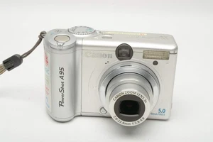 Canon Powershot A95 5MP Digital Point&Shoot Camera, Tested, w/4GB CF card - Picture 1 of 12