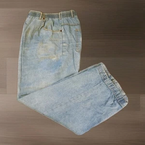 Jeans uomo Haband's Ice House foderato in flanella taglia 44M blu chiaro elastico in vita - Foto 1 di 8