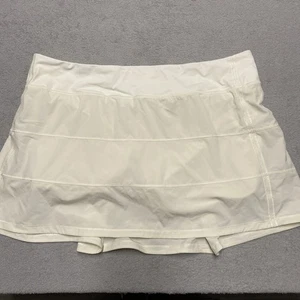 Lululemon Pace Rival Rock 14 Off White gefüttert Mid Rise Golf Tennis Lesen - Bild 1 von 10