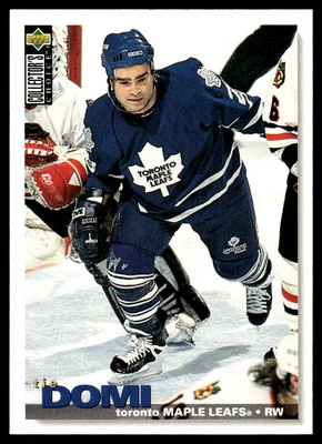 1995-96 Collector's Choice #242 Tie Domi Toronto Maple Leafs Hockey Card - Image 1 of 2