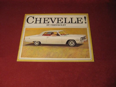 Chevy Chevelle 1964 folleto de ventas folleto catálogo original antiguo Foto 1 de 4