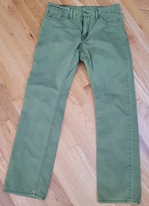 Levis 514 Jeans Herren Größe 32x32 Grün Hose Straight Leg Denim Jeans - Bild 1 von 6